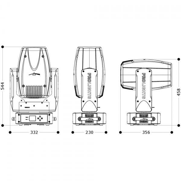 PROLIGHTS Jet Spot4Z