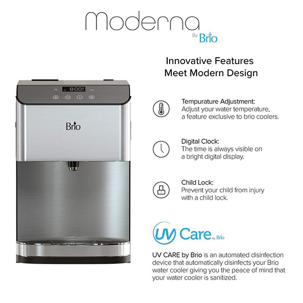 Brio Moderna 3-Stage Countertop Water Cooler