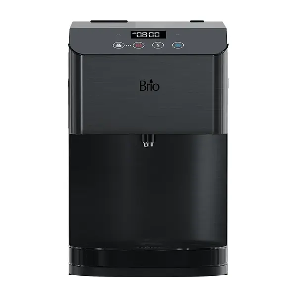 Brio Moderna Countertop Black Stainless Bottleless Water Cooler