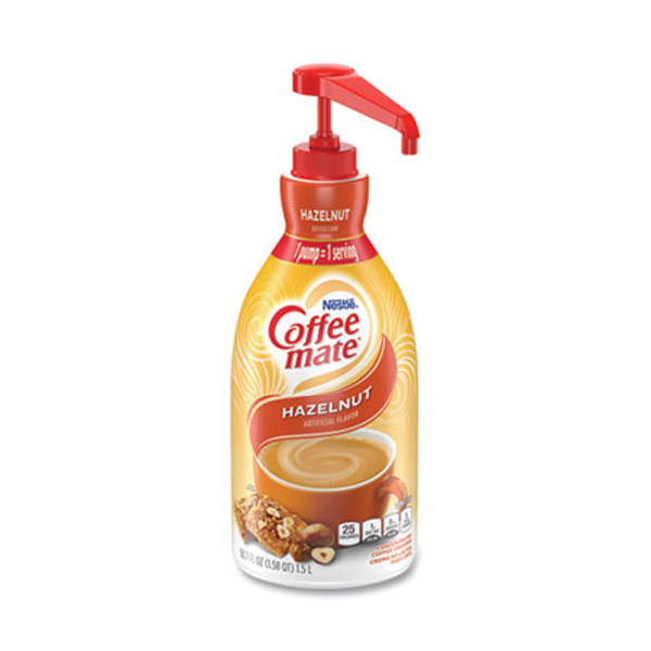 Nestle Liquid Coffee Creamer Hazelnut 1500mL Pump Bottle