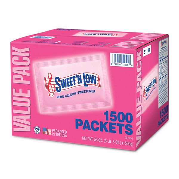 Sweet'N Low Zero-Calorie Sweetener Packets (1
