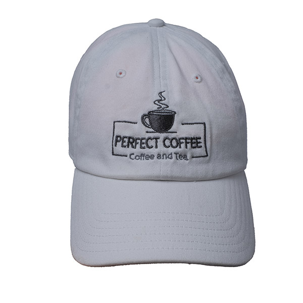 Alpha Badge Adjustable Hat - White
