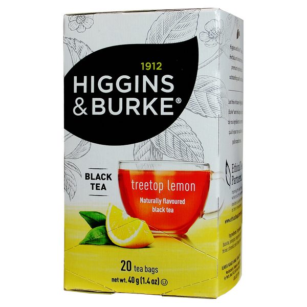 Higgins & Burke Treetop Lemon Tea - 20ct