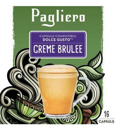 pagliero dolce gusto solubile creme brulee conf box x