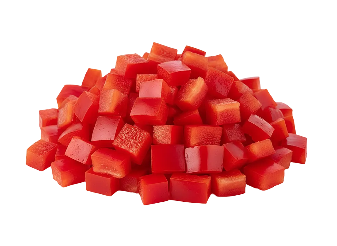Paprika crvena kockice