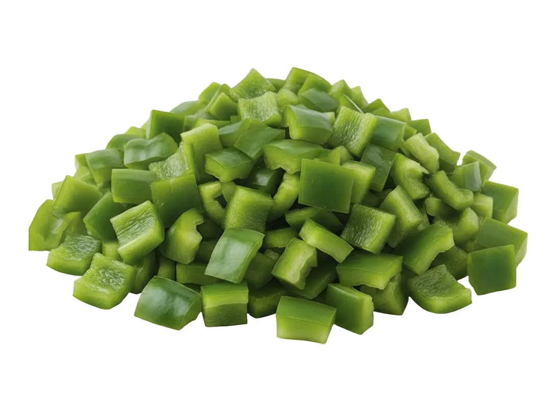 Paprika zelena kockice zamrznuta